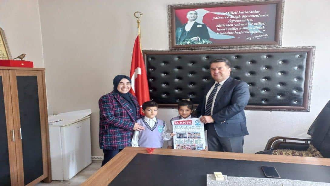 İlçemiz Ahmet Demir İlkokulu 1-A Sınıfı Gazetesi