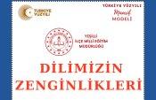 DİLİMİZİN ZENGİNLİKLERİ PROJESİ  2024-2025 EĞİTİM ÖĞRETİM YILI