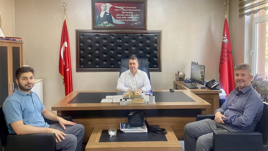 Müdürümüz Sn. AVLANMAZ, İHH Heyetini Makamında Ağırladı